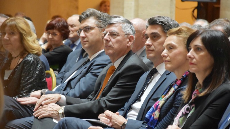 Predsjednik Vlade Andrej Plenković na svečanoj sjednici HAZU-a